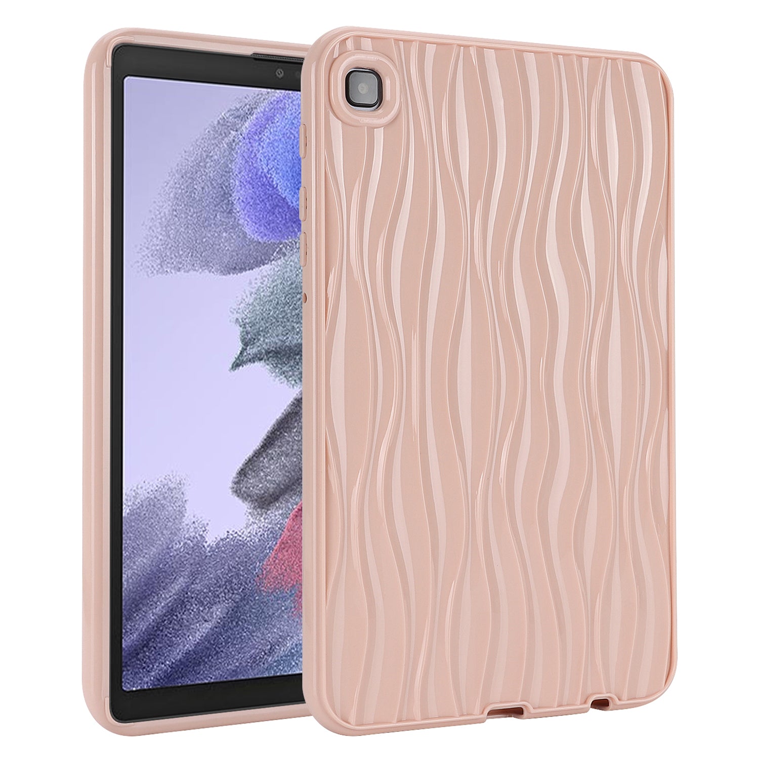 For Samsung Galaxy Tab A7 Lite 8.7-inch T225 T220 Water Ripple Texture Case Solid Color TPU Tablet Cover For Samsung Galaxy Tab A7 Lite 8.7-inch T225 T220 Water Ripple Texture Case Solid Color TPU Tablet Cover